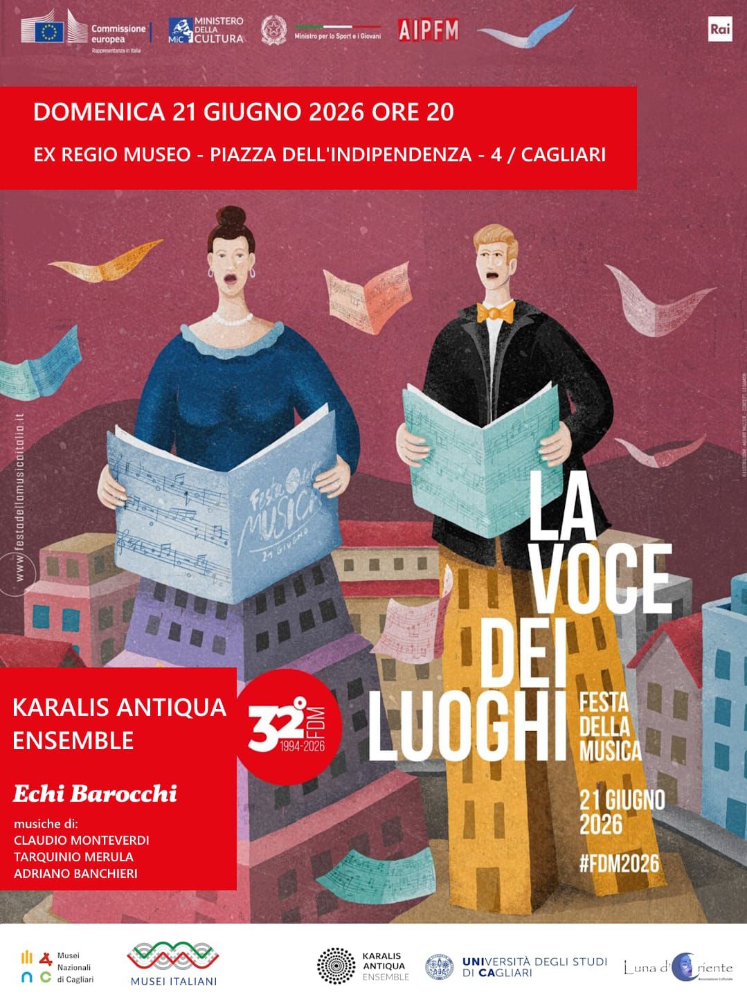 Festa della Musica ai Musei Nazionali di Cagliari